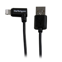 Startech 2 m hoekige zwarte Apple 8-polige Lightning-connector naar USB-kabel voor iPhone / iPod / iPad