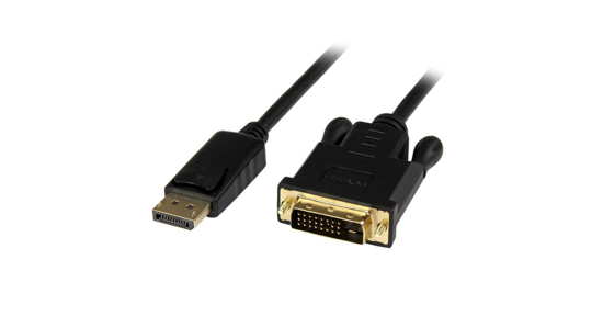 Startech 1,8 m DisplayPort naar DVI actieve adapter kabel DP naar DVI 1920x1200 zwart