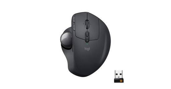 Logitech MX Ergo muis Rechtshandig RF-draadloos + Bluetooth Trackball 440 DPI