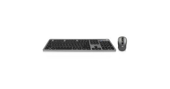 ACT AC5710 toetsenbord Inclusief muis RF Draadloos QWERTY UK International Zwart