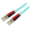 Startech 10m LC/UPC naar LC/UPC OM3 Multimode Glasvezel Netwerkkabel, Full Duplex 50/125µm Zipcord Fiber, 100G Netwerken, LOMMF/VCSEL, <0.3dB Low Insertion Loss, LSZH Fiber Optic Patch Kabel