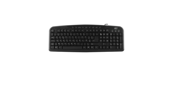 ACT AC5405 toetsenbord USB AZERTY Belgisch Zwart