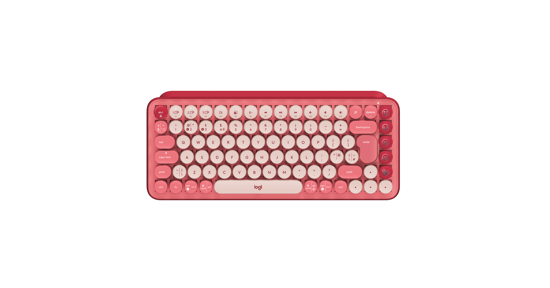 Logitech POP Keys Wireless Mechanical Keyboard With Emoji Keys toetsenbord Bluetooth QWERTY Engels Roze