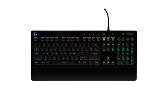 Logitech G213 Prodigy toetsenbord Gamen USB QWERTZ Duits Zwart