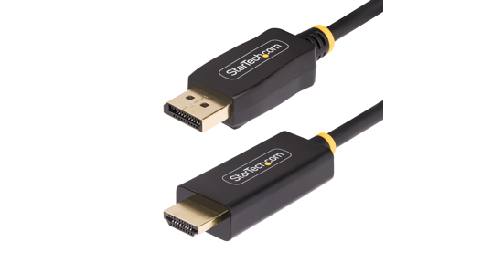 Startech 3m DisplayPort naar HDMI Adapter Kabel, 4K 60Hz met HDR, DP naar HDMI 2.0b, Actieve Video Converter, DisplayPort Desktop naar HDMI Monitor, DisplayPort HDMI kabel