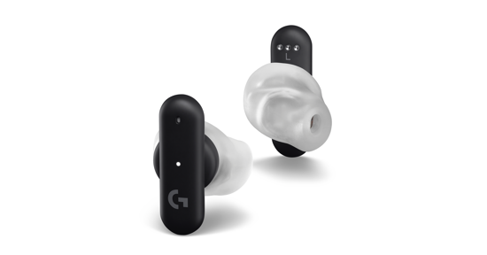 Logitech FITS Headset True Wireless Stereo (TWS) In-ear Gamen Bluetooth Zwart