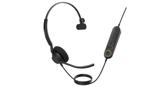 Jabra Engage 40 Headset Bedraad Hoofdband Kantoor/callcenter USB Type-A Bluetooth Zwart