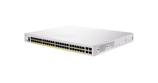 Cisco CBS350-48P-4X-EU netwerk-switch Managed L2/L3 Gigabit Ethernet (10/100/1000) Power over Ethernet (PoE) Zilver