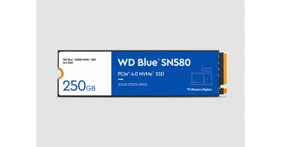 Western Digital Blue SN580 M.2 250 GB PCI Express 4.0 TLC NVMe