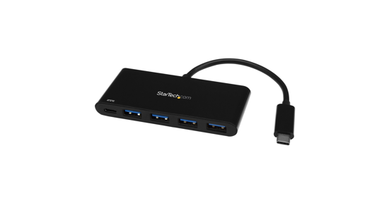 Startech 4 Port USB-C Hub met 4 x USB Type-A (USB 3.0 SuperSpeed) - 60W Power Delivery Passthrough Charging - USB 3.2 Gen 1 (5Gbps) Laptop Hub Adapter - MacBook, Dell