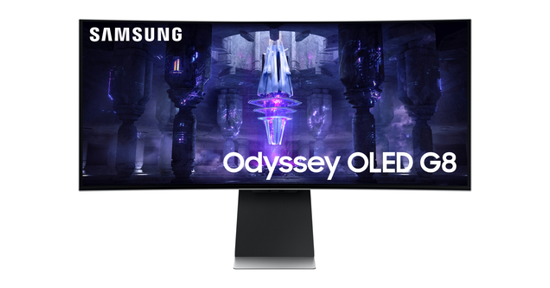 Samsung Odyssey Neo G8 LS34BG850SUXEN computer monitor 86,4 cm (34") 3440 x 1440 Pixels UltraWide Quad HD OLED Zilver