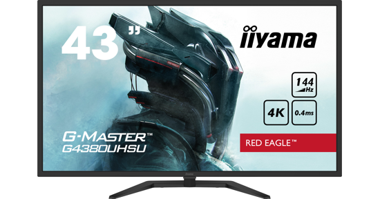 iiyama G-MASTER G4380UHSU-B1 computer monitor 108 cm (42.5") 3840 x 2160 Pixels 4K Ultra HD LED Zwart