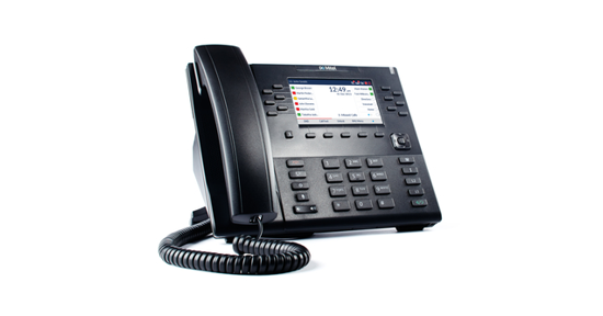 Mitel 80C00003AAA-A IP telefoon Zwart 24 regels LCD