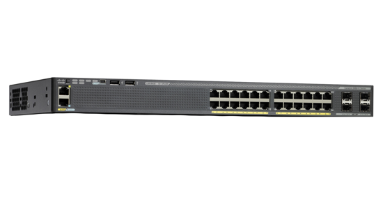 Cisco Small Business 2960-X, Refurbished Managed L2/L3 Gigabit Ethernet (10/100/1000) Power over Ethernet (PoE) 1U Zwart