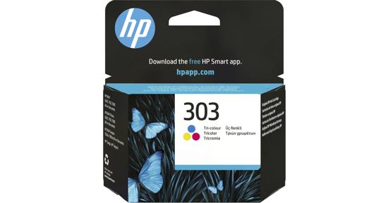 HP 303 originele drie-kleuren inktcartridge