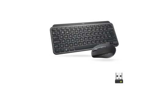 Logitech MX Keys Mini Combo for Business toetsenbord Inclusief muis RF-draadloos + Bluetooth QWERTY US International Grafiet