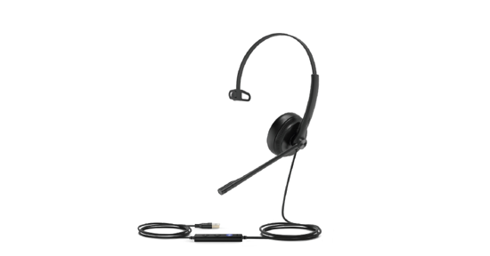 Yealink UH34 Headset Bedraad Hoofdband Kantoor/callcenter Zwart