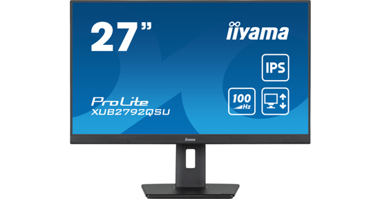 iiyama ProLite computer monitor 68,6 cm (27") 2560 x 1440 Pixels Full HD LED Zwart