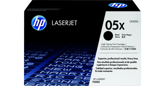 HP 05X originele high-capacity zwarte LaserJet tonercartridge