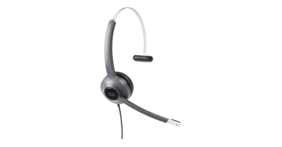 Cisco 521 Headset Bedraad Hoofdband Kantoor/callcenter Zwart, Grijs