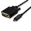 Startech 3 m USB-C naar DVI kabel 1920 x 1200 zwart