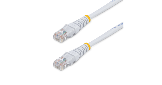 Startech 15 m Cat5e Gegoten RJ45 UTP Netwerkkabel Wit