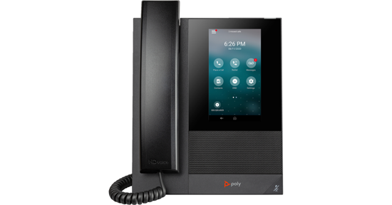 POLY CCX 400 Business Media Phone met ondersteuning voor Open SIP en PoE