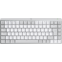 Logitech MX Mini Mechanical for Mac toetsenbord Bluetooth AZERTY Frans Grijs, Wit