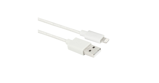 ACT AC3092 Lightning-kabel 1 m Wit