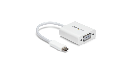 Startech USB-C naar VGA adapter wit