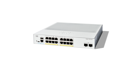 Cisco C1300-16FP-2G netwerk-switch Managed L2/L3 Gigabit Ethernet (10/100/1000) Wit