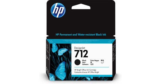 HP 712 38 ml inktcartridge voor DesignJet, zwart