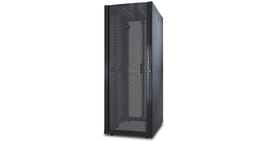 APC NetShelter SX 42U 750mm(b) x 1070mm(d) 19" IT rack, netwerkbehuizing met zijpanelen, zwart