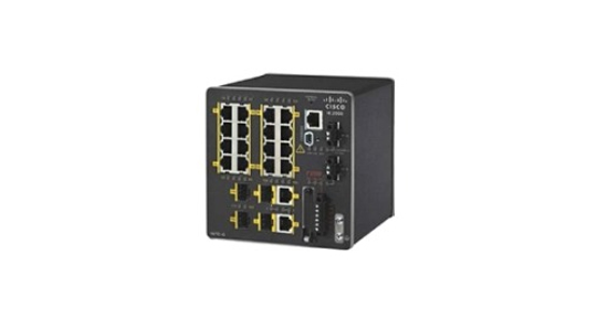 Cisco IE-2000-16TC-G-E netwerk-switch Managed Fast Ethernet (10/100) Zwart