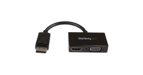 Startech A/V-reisadapter: 2-in-1 DisplayPort naar HDMI of VGA