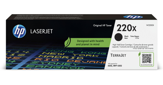 HP 220X originele LaserJet-tonercartridge, zwart