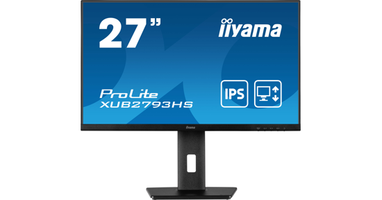 iiyama ProLite XUB2793HS-B6 LED display 6,86 cm (2.7") 1920 x 1080 Pixels Full HD Zwart