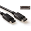 ACT AK3978 DisplayPort kabel 1 m Zwart