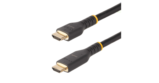 Startech 10m Actieve HDMI Kabel met Ethernet - HDMI 2.0 4K 60Hz UHD - Robuuste HDMI Kabel met Aramidevezels - Duurzame High Speed HDMI Kabel - Heavy-Duty HDMI 2.0 Kabel