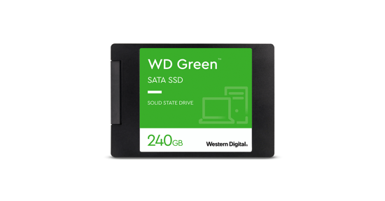 Western Digital Green WDS240G3G0A internal solid state drive 2.5" 240 GB SATA III