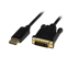 Startech 91 cm DisplayPort naar DVI actieve adapter kabel DP naar DVI 1920x1200 zwart