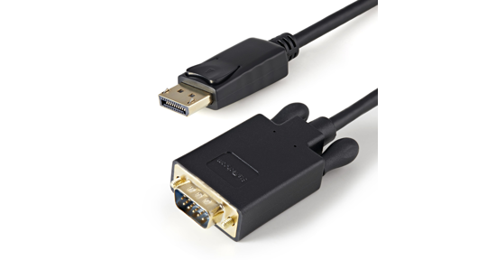 Startech 91 cm lange DisplayPort-naar-VGA-adapterconverterkabel DP naar VGA 1920x1200 zwart