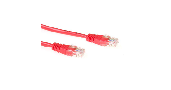 ACT CAT5E UTP patchkabel rood