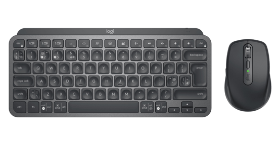 Logitech MX Keys Mini Combo for Business toetsenbord Inclusief muis Kantoor RF-draadloos + Bluetooth QWERTY Brits Engels Grafiet