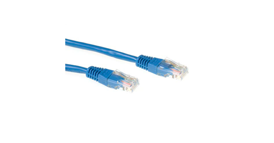 ACT CAT5E UTP patchkabel blauw