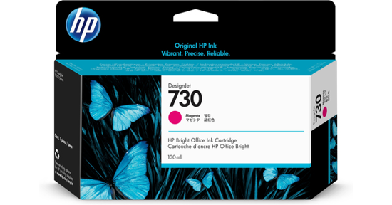 HP 730 magenta DesignJet inktcartridge, 130 ml