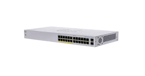 Cisco CBS110 Unmanaged L2 Gigabit Ethernet (10/100/1000) Power over Ethernet (PoE) 1U Grijs