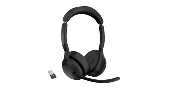 Jabra Evolve2 55 Headset Draadloos Hoofdband Kantoor/callcenter Bluetooth Oplaadhouder Zwart