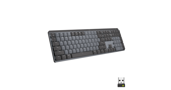 Logitech MX Mechanical toetsenbord RF-draadloos + Bluetooth QWERTZ Zwitsers Grafiet, Grijs