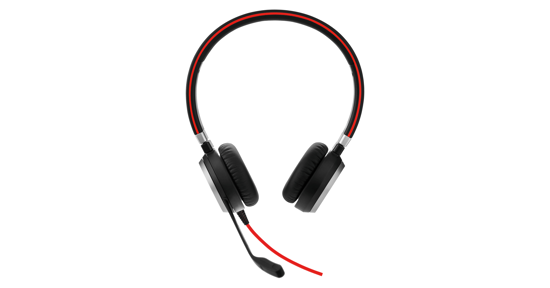 Jabra Evolve 40 MS Stereo Headset Bedraad Hoofdband Kantoor/callcenter Zwart